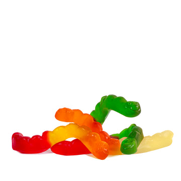 8oz Short Fruit Gummy Worms
