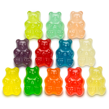8oz 12 Flavors Gummy Bears
