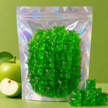 8oz Green Apple Gummy Bears