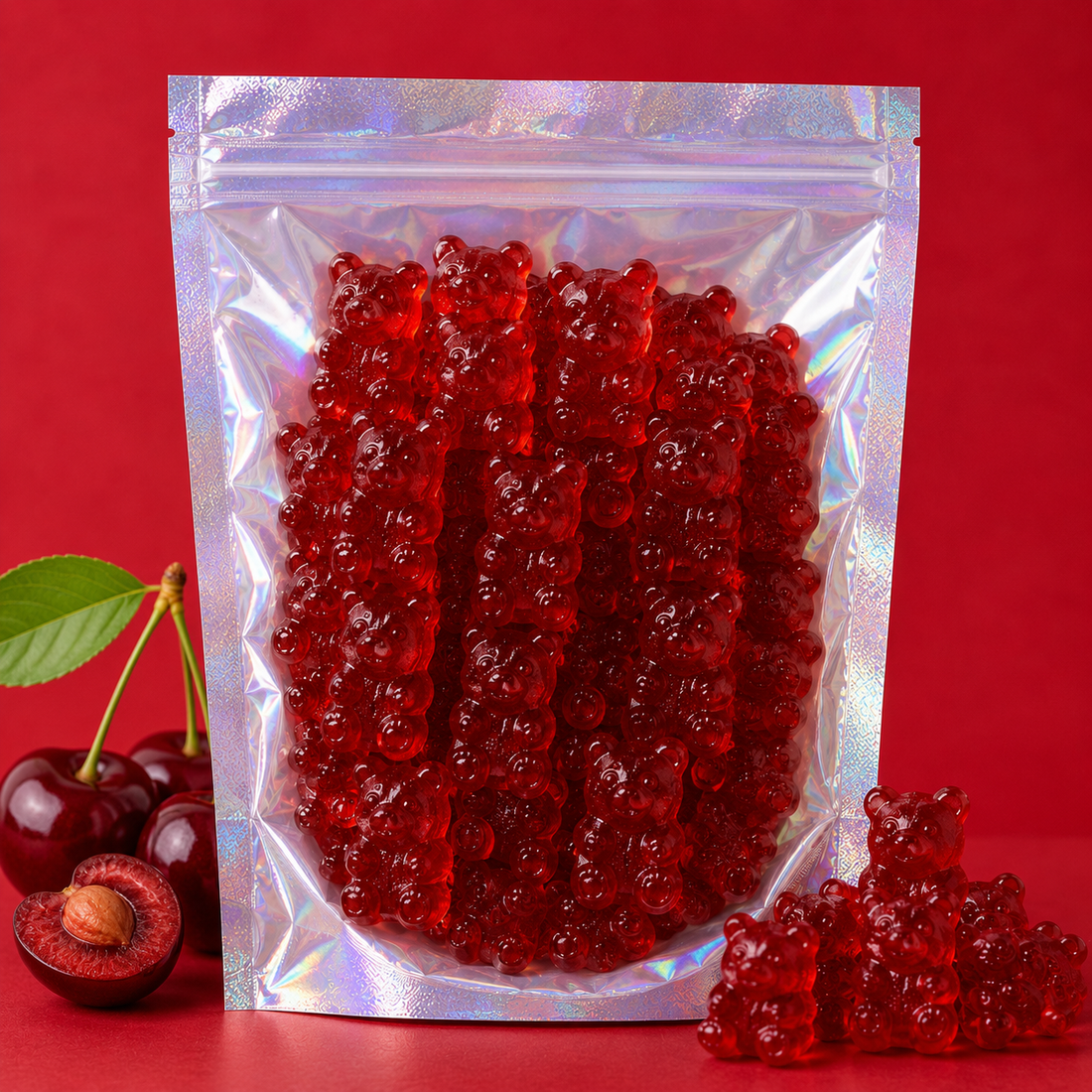 8oz Wild Cherry Gummy Bears