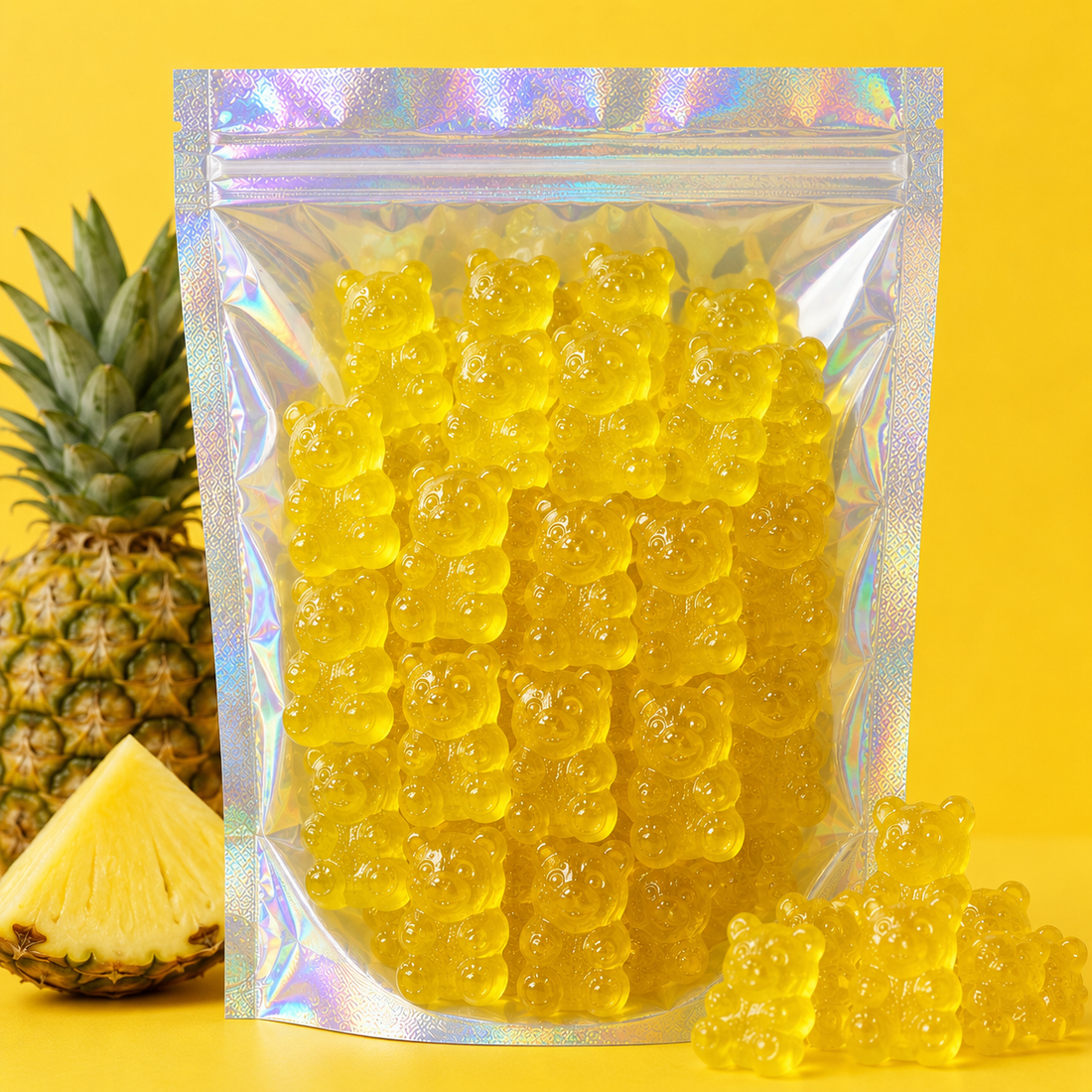 8oz Pineapple Gummy Bears