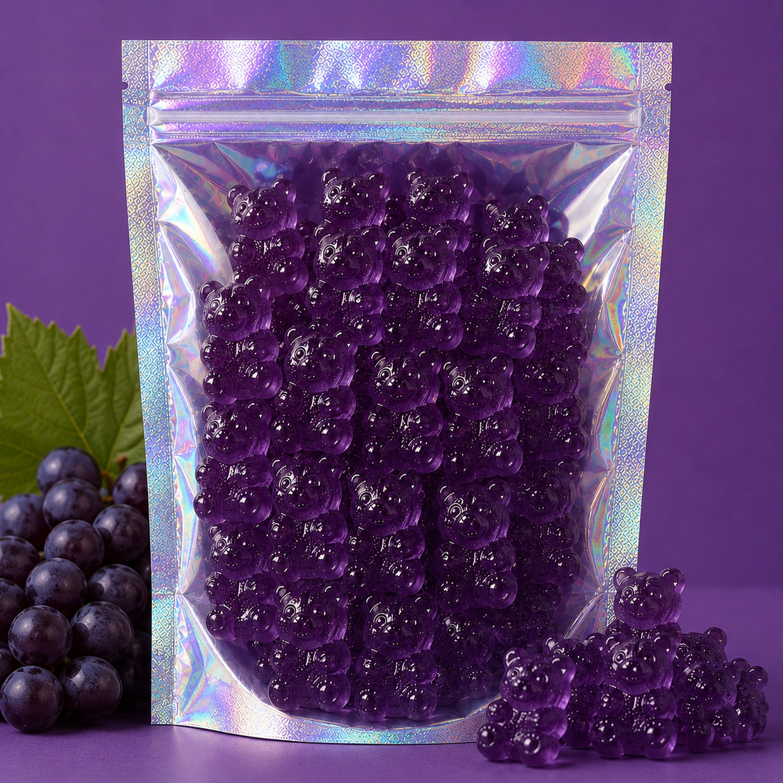 8oz Grape Gummy Bears