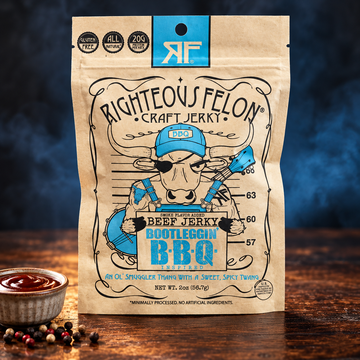 Righteous Felon Bootleggin’ BBQ Beef Jerky – 2 oz