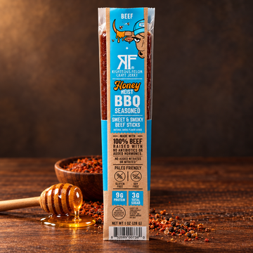 Righteous Felon Honey Heist BBQ Beef Stick – 1 oz