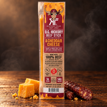 Righteous Felon O.G. Hickory Beef Stick & Cheddar Cheese – 1.75 oz