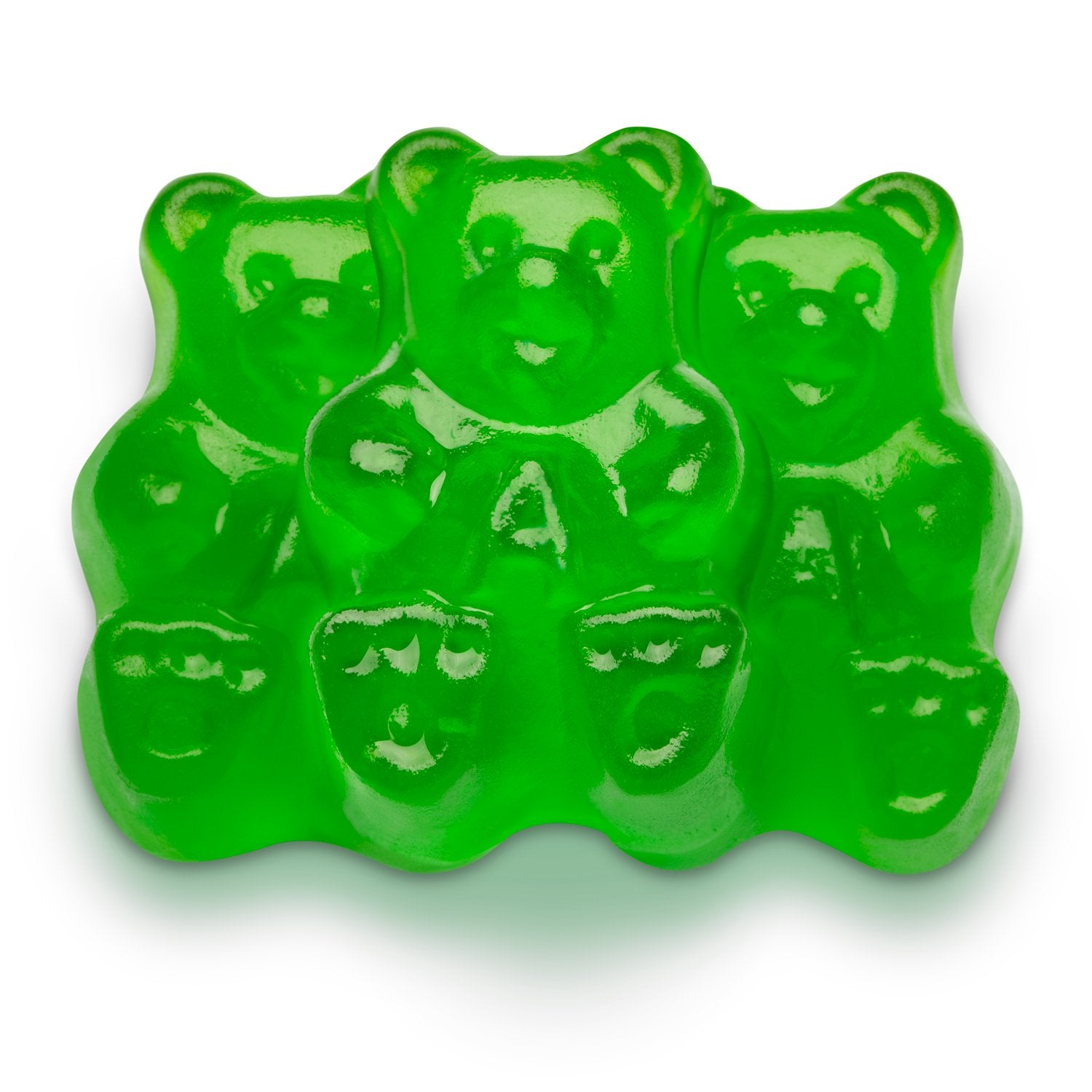 Green apple gummy bears with bright green color and chewy texture, Chewy green apple gummy bears fruit candy, Tangy green apple gummy bears candy close-up, Green apple flavored gummy bears snack, Gourmet green apple gummy bears with soft chewy bite, Green apple gummy bears perfect for parties and candy buffets, Fruit flavored green apple gummy bears candy, Green apple gummy bears displayed for candy jars, Sweet green apple gummy bears in bulk, Classic green apple gummy bear candy