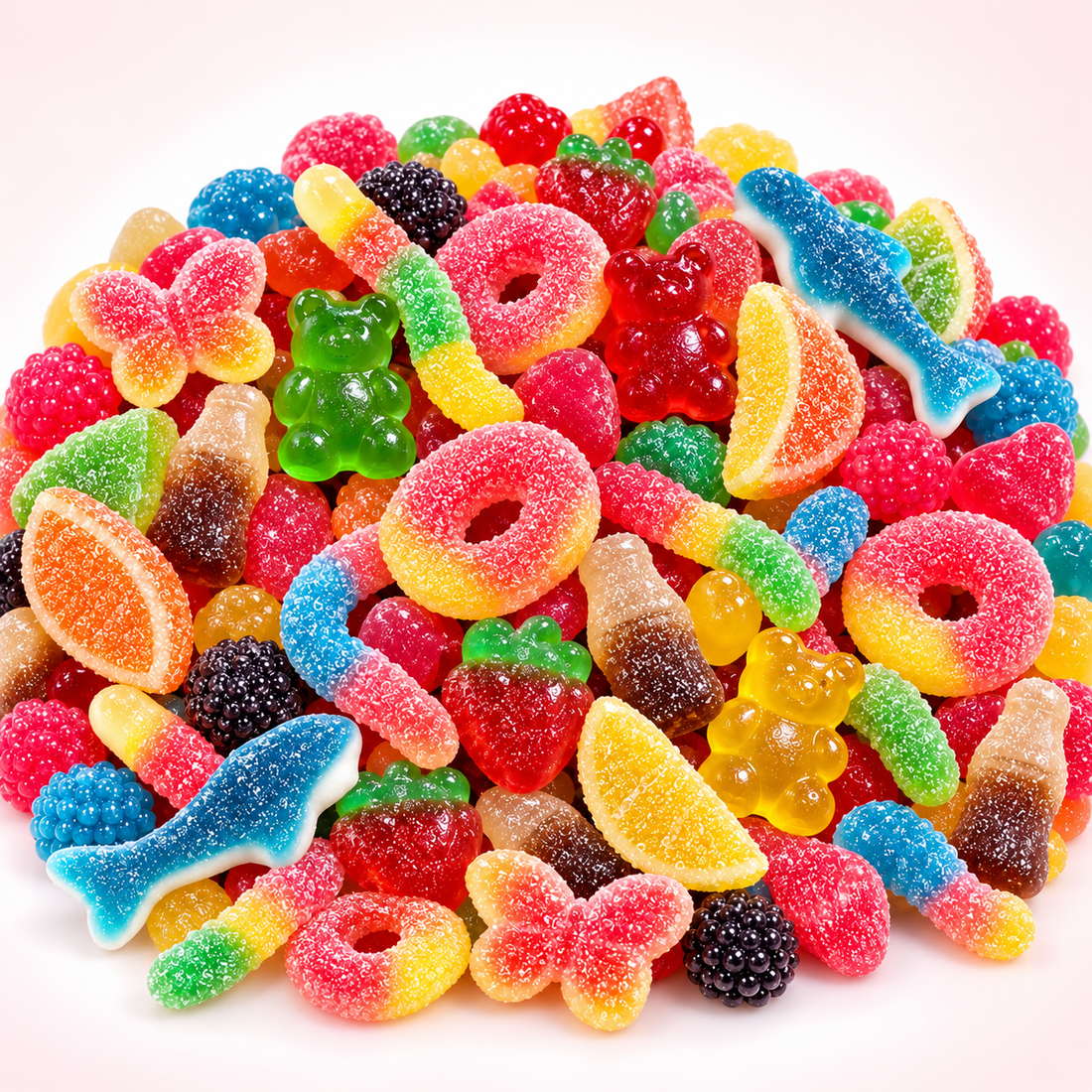 1 lb Sweet & Sour Gummy Mix candy