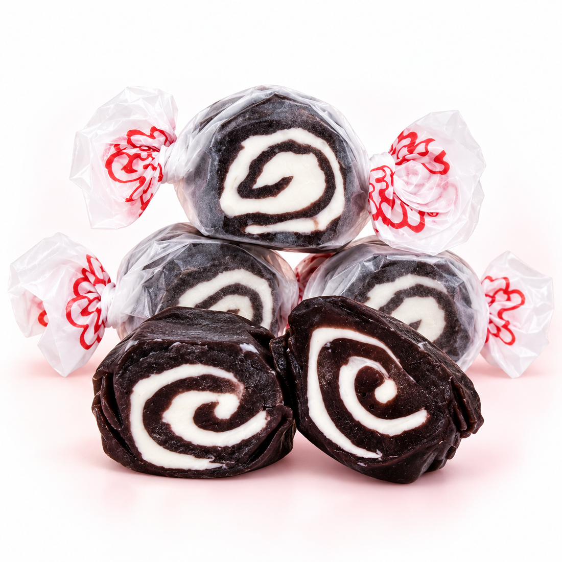 20-piece Black Licorice salt water taffy