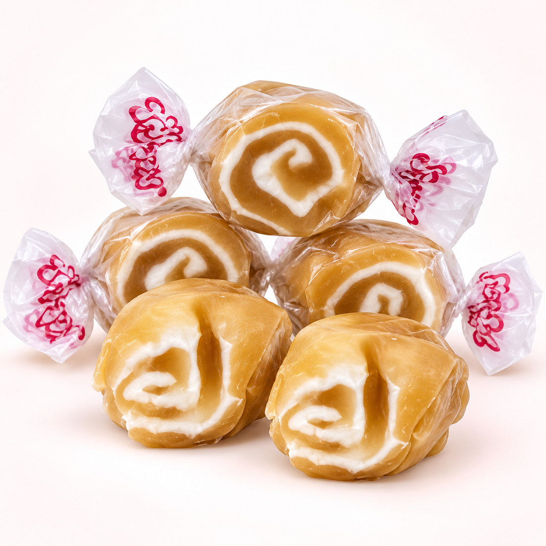 20-piece Caramel Swirl salt water taffy