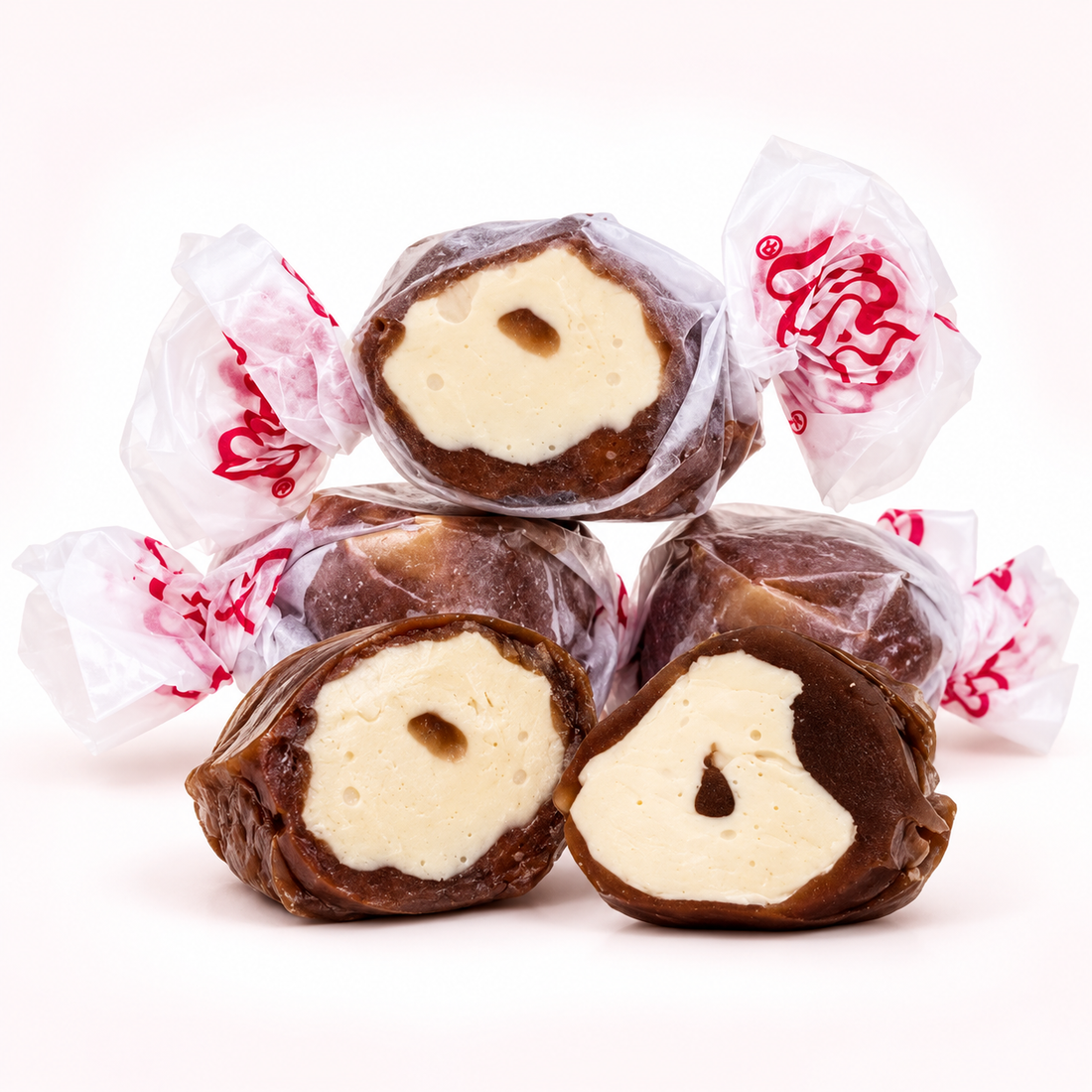 20-piece Chocolate Caramel Mocha salt water taffy