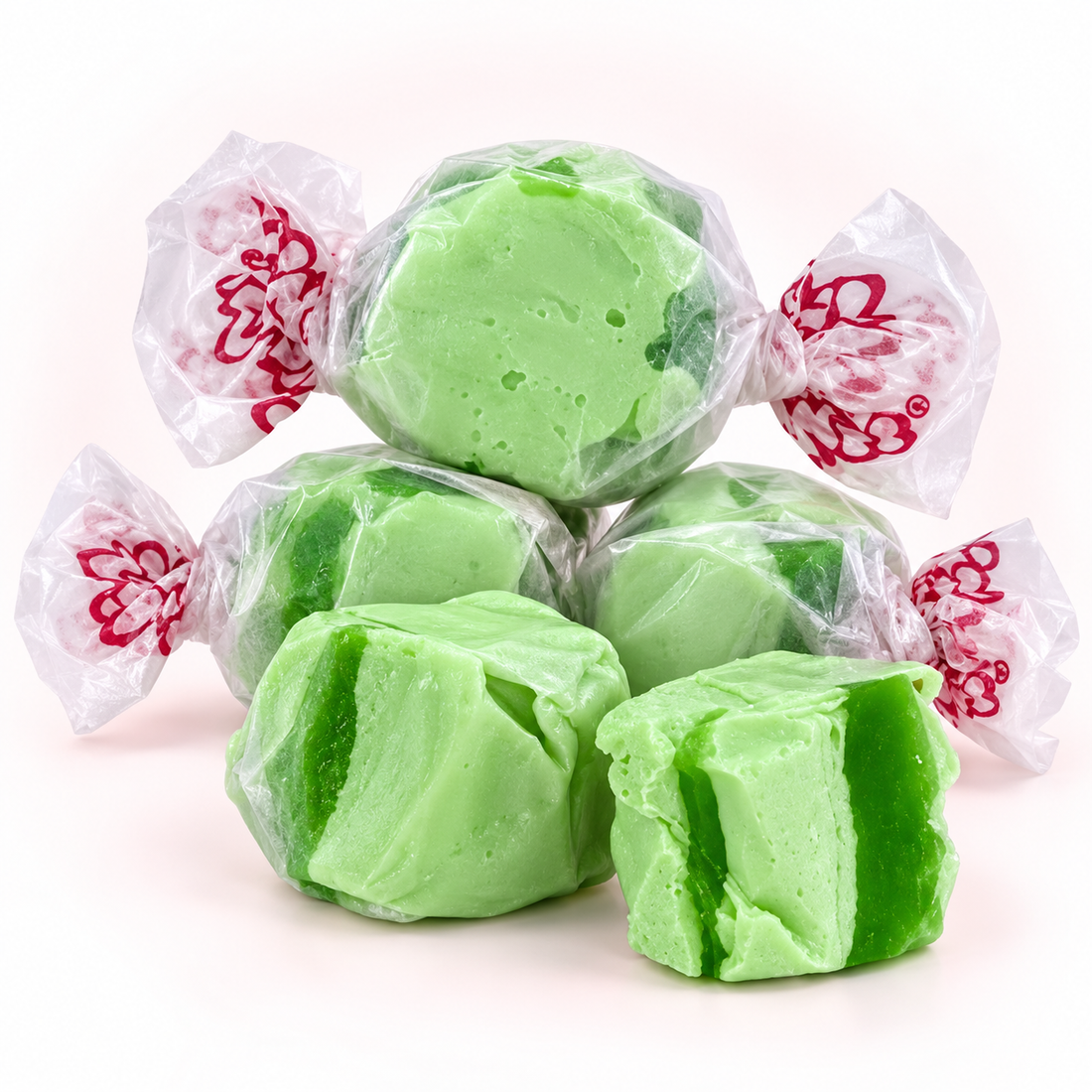 20-piece Green Apple salt water taffy