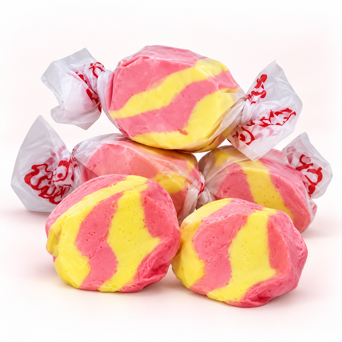 20-piece Strawberry Banana salt water taffy