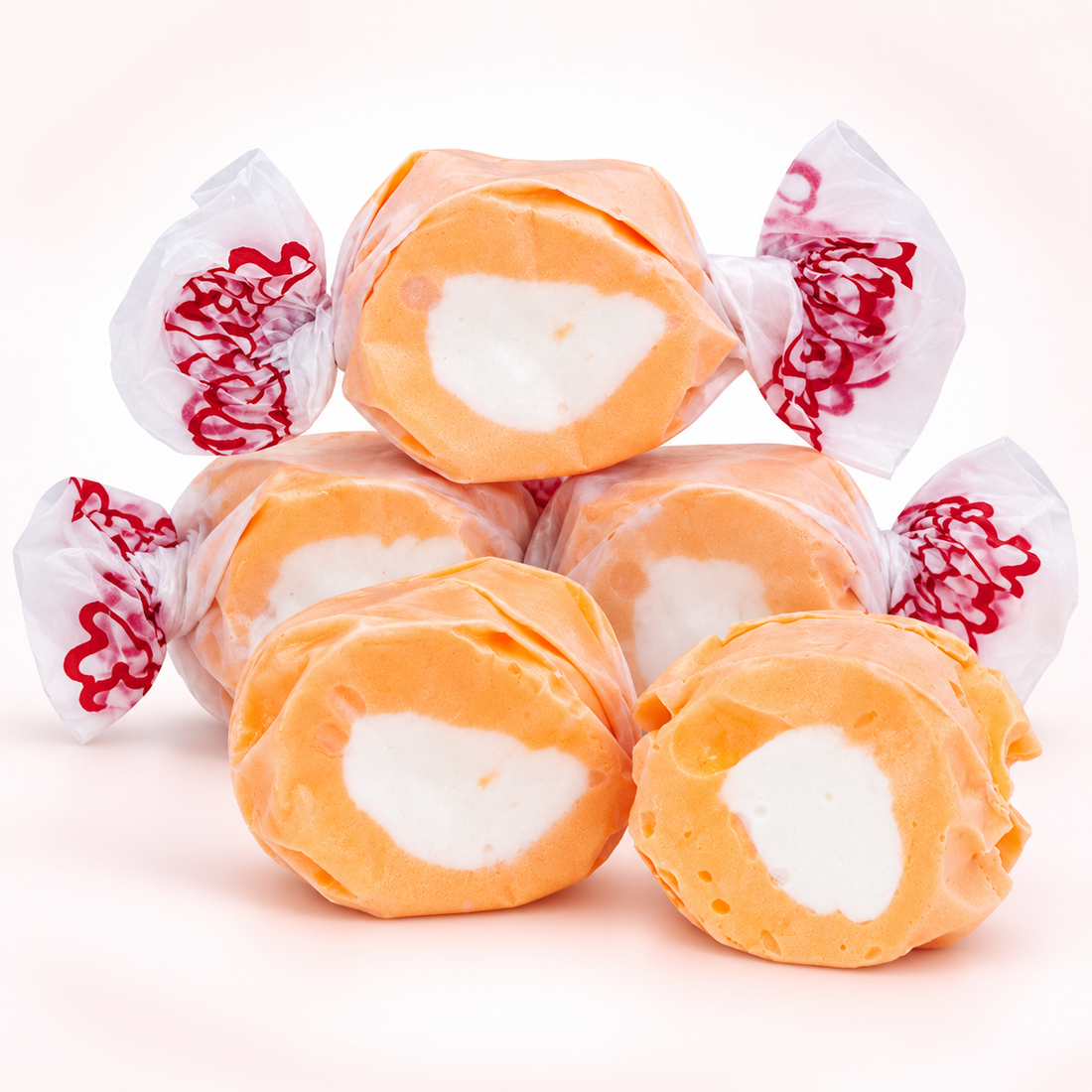20-piece Tangerine salt water taffy