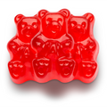 Wild cherry gummy bears with bright red color and chewy texture, Chewy wild cherry gummy bears fruit candy, Red cherry gummy bears candy close-up, Wild cherry flavored gummy bears snack, Gourmet wild cherry gummy bears with soft chewy bite, Cherry gummy bears perfect for parties and candy buffets, Fruit flavored wild cherry gummy bears candy, Wild cherry gummy bears displayed for candy jars, Sweet cherry gummy bears in bulk, Classic wild cherry gummy bear candy